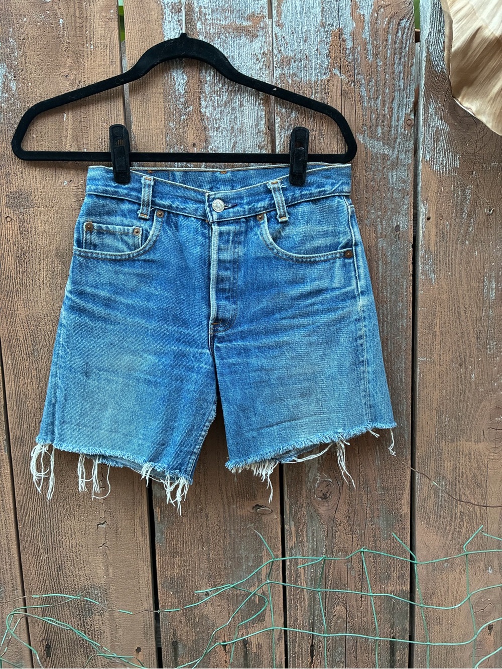 Levi's Blue Women's Cutoff Denim Shorts